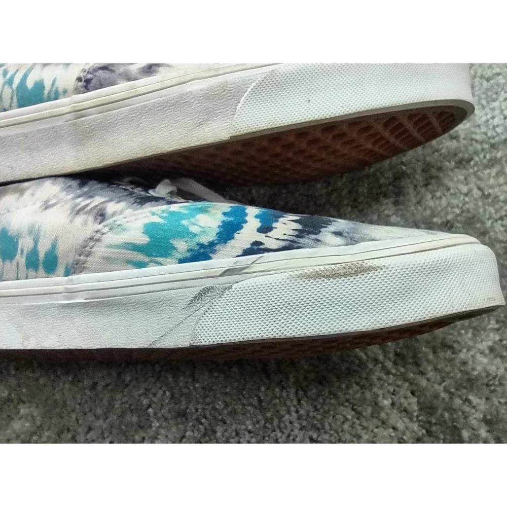 Vans Tye-Dye Blue Women's Shoes‎ Sneakers Size 11 Lace Up